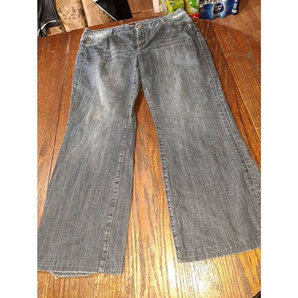 Vintage Size 16 Sasson Bootcut Boogie Denim Blue Jeans Pants with Pockets Casual - Picture 4 of 10